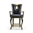 Black Painted Counter Stool (Arm)