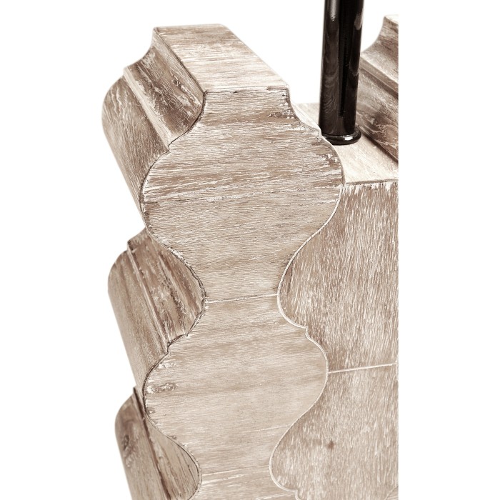 Limed Acacia Table Lamp