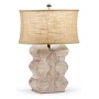Limed Acacia Table Lamp