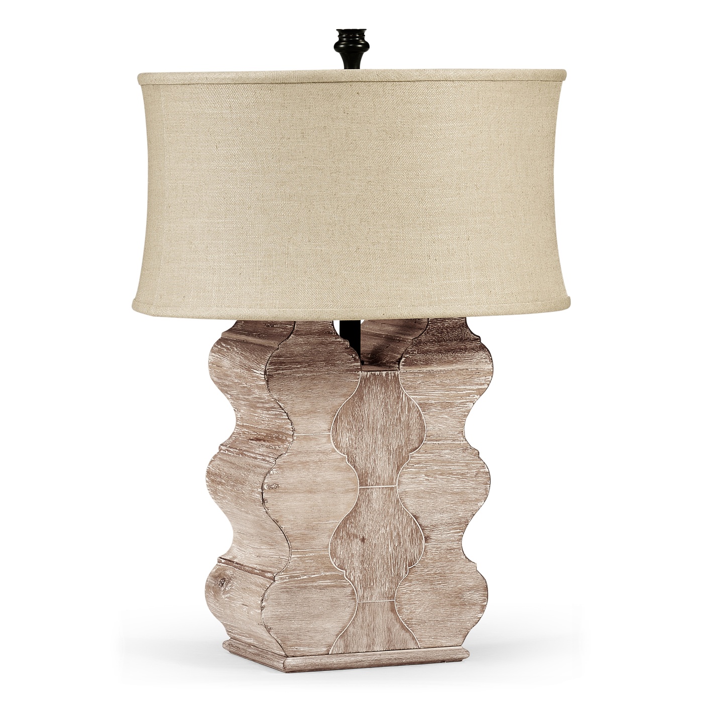 Limed Acacia Table Lamp