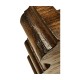 Rustic Walnut Wood Table Lamp