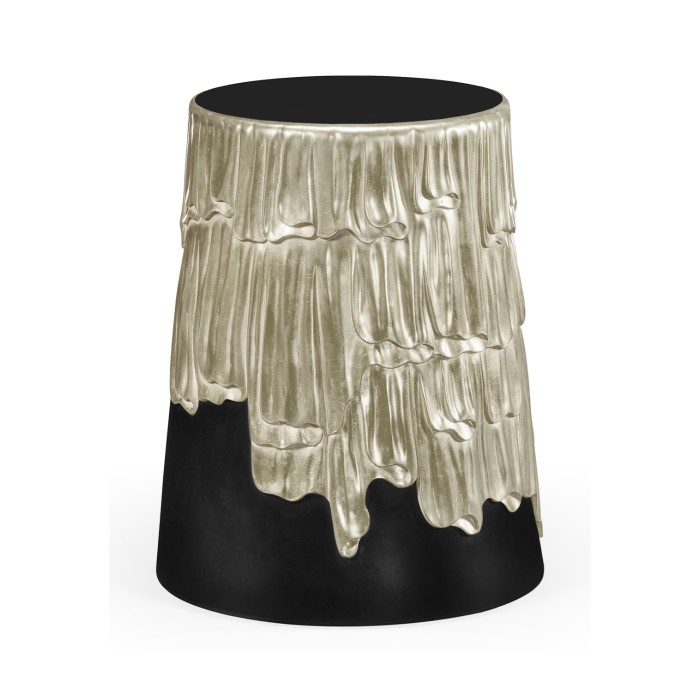 Silver lamp table