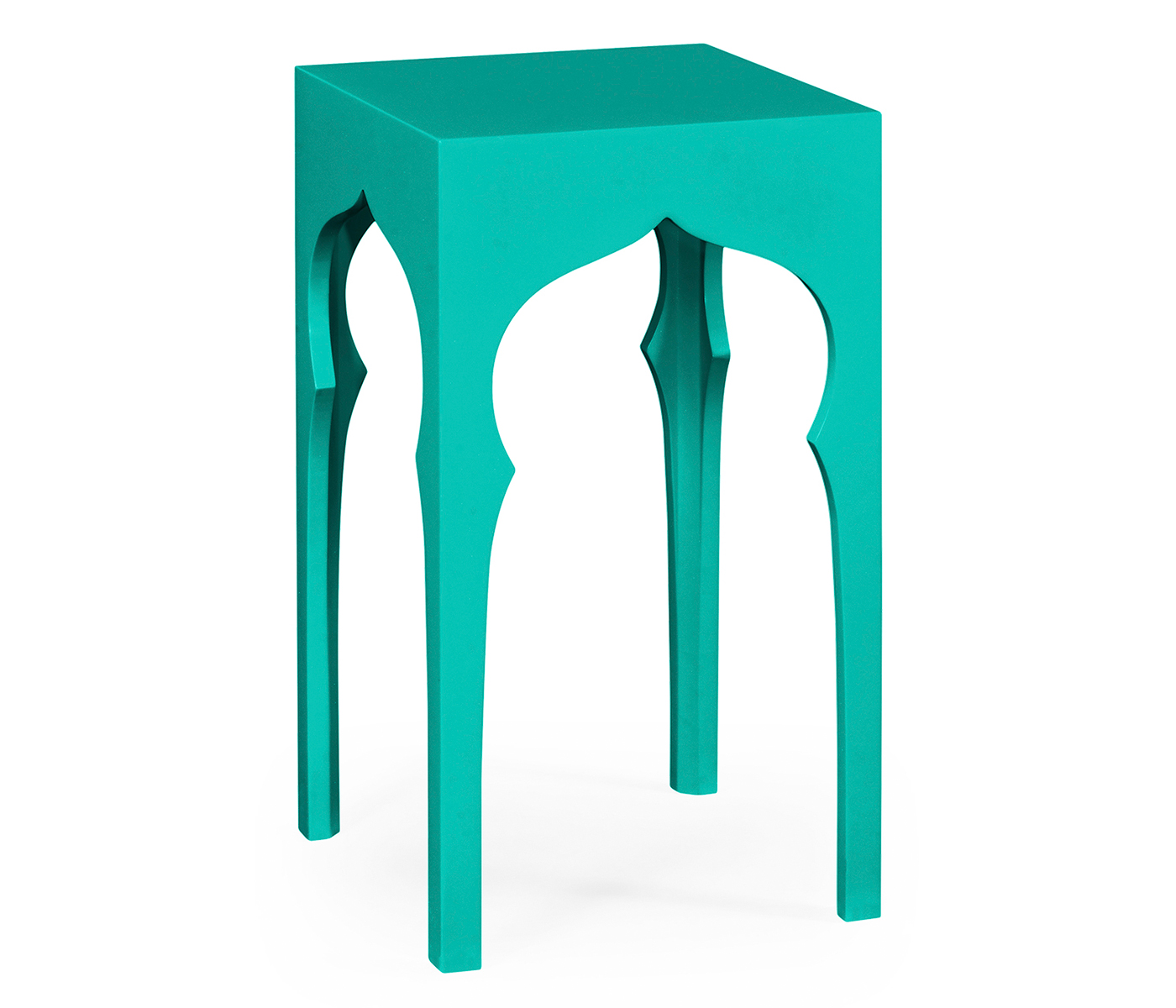 Square lamp table (Aruba Blue)