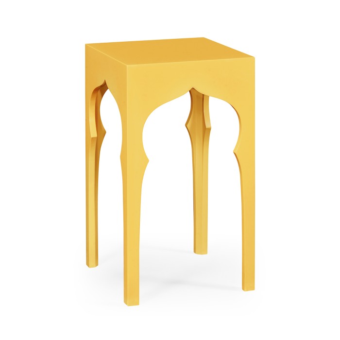 Square lamp table (Yellow Rain Coat)