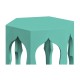 Hexagon lamp table (Aruba Blue)
