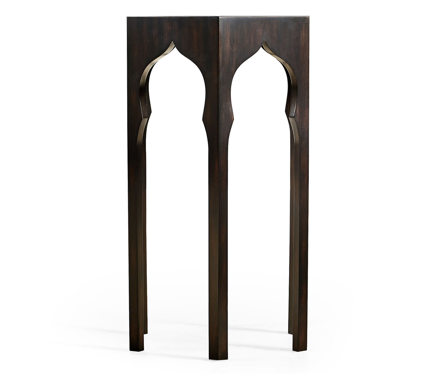 Hexagon lamp table (Ebonised)