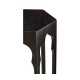 Hexagon lamp table (Ebonised)
