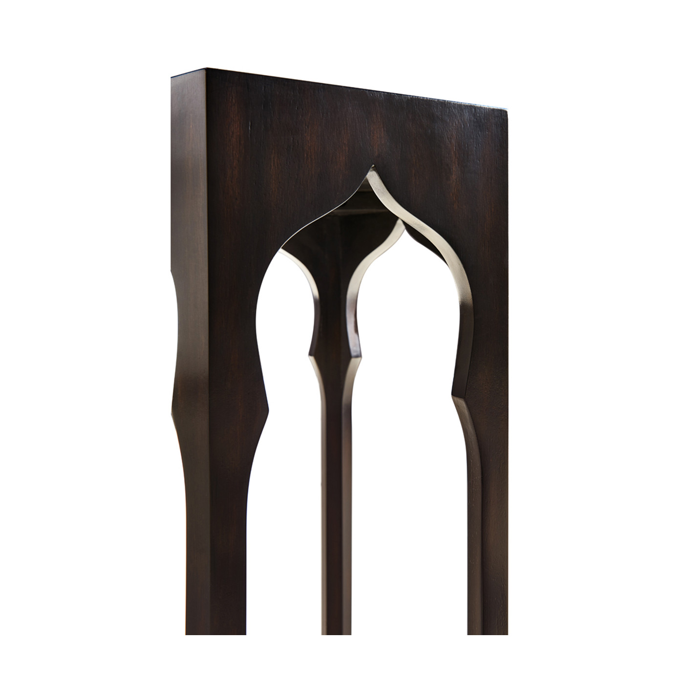 Hexagon lamp table (Ebonised)