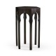 Hexagon lamp table (Ebonised)