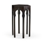 Hexagon lamp table (Ebonised)