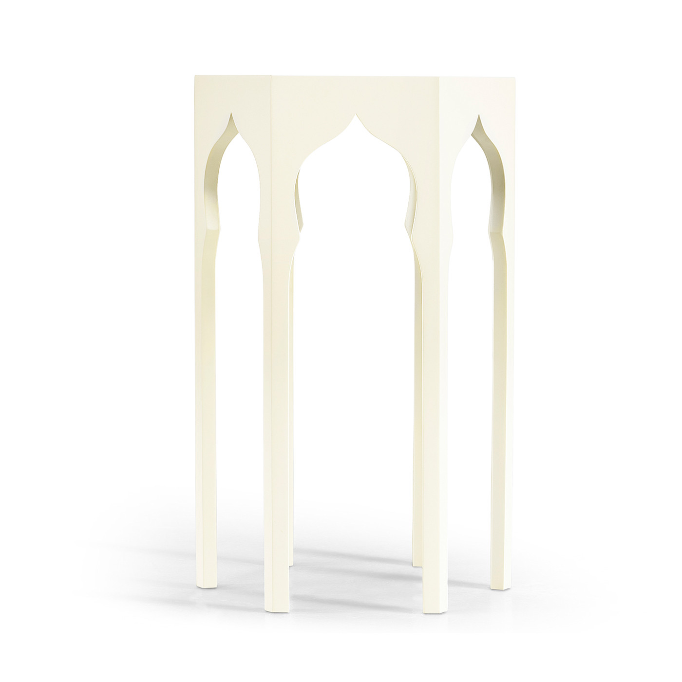 Hexagon lamp table (Snow White)