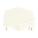 Hexagon lamp table (Snow White)