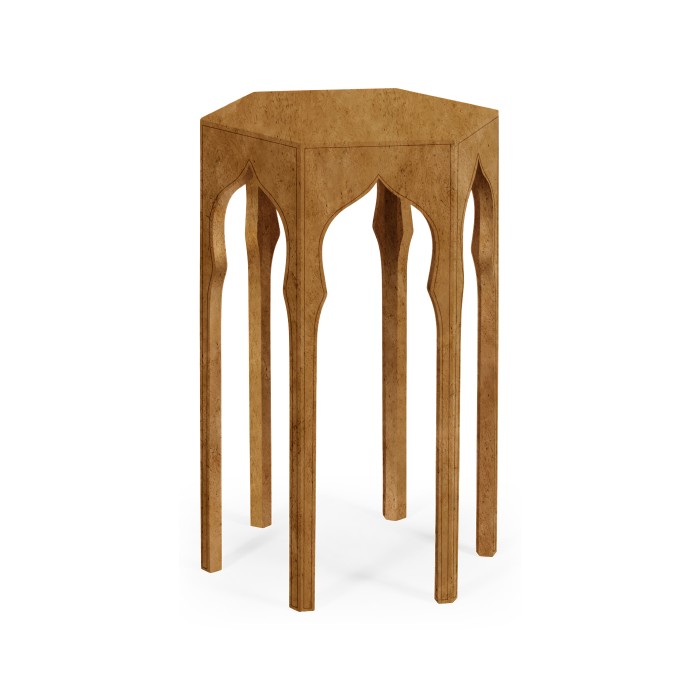 Hexagon lamp table (Masur Birch Light)