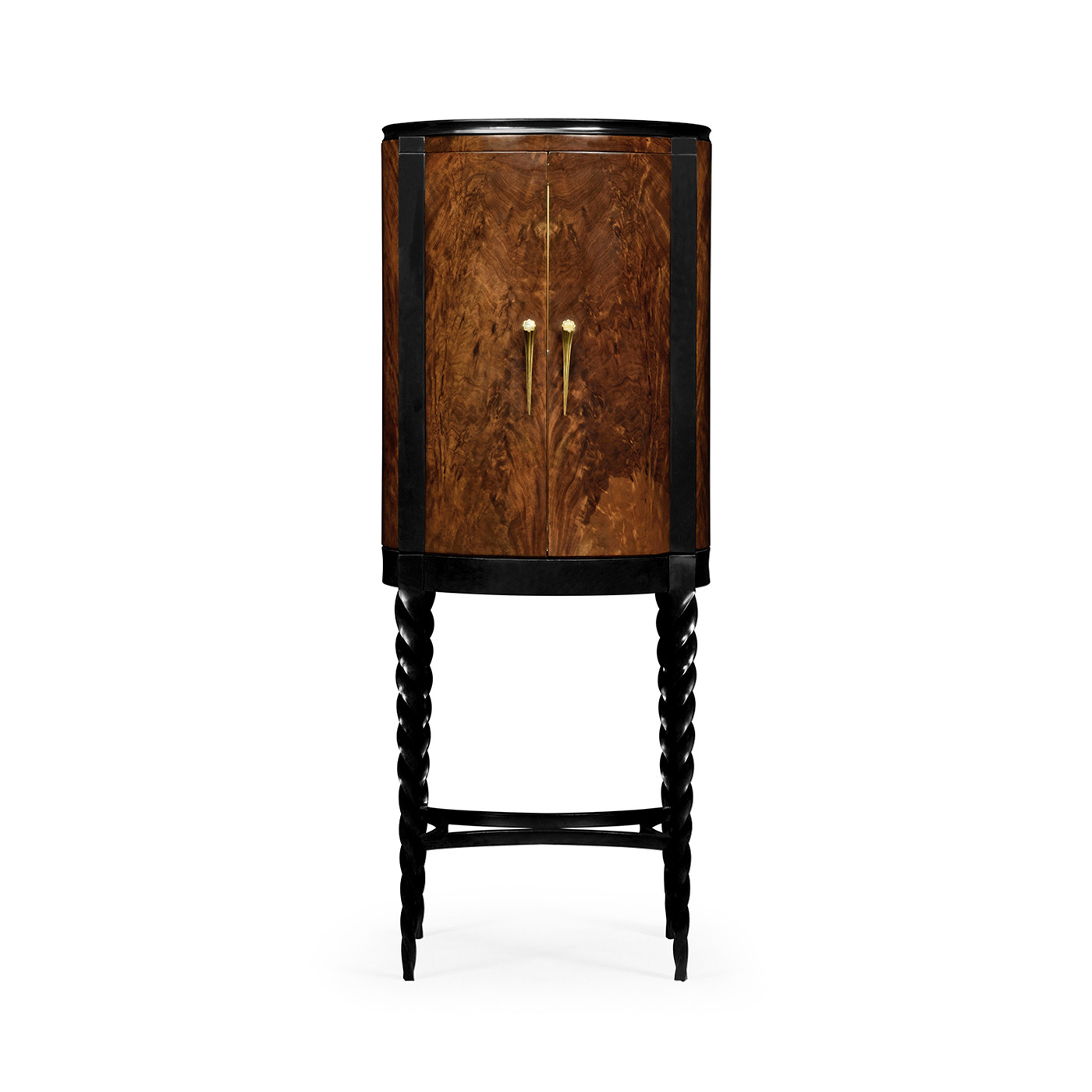 Black Barleytwist Drinks Cabinet