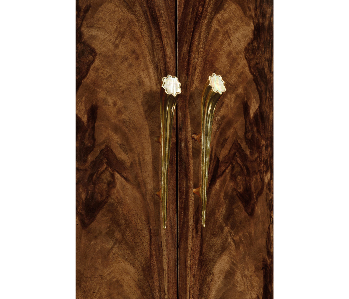 Walnut Barleytwist Drinks Cabinet