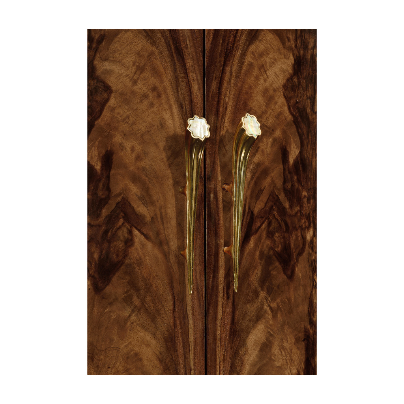 Walnut Barleytwist Drinks Cabinet