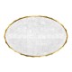 Macassar & Églomisé Oval Cocktail Table