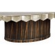 Églomisé Oval Cocktail Table