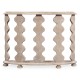 Demilune Console Table in Limed Acacia