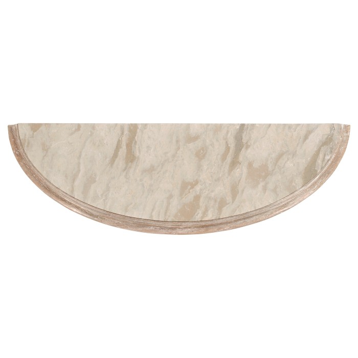 Demilune Console Table in Limed Acacia
