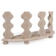 Demilune Console Table in Limed Acacia