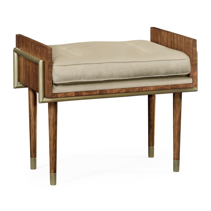 Cosmo Hyedua Stool, Upholstered in MAZO