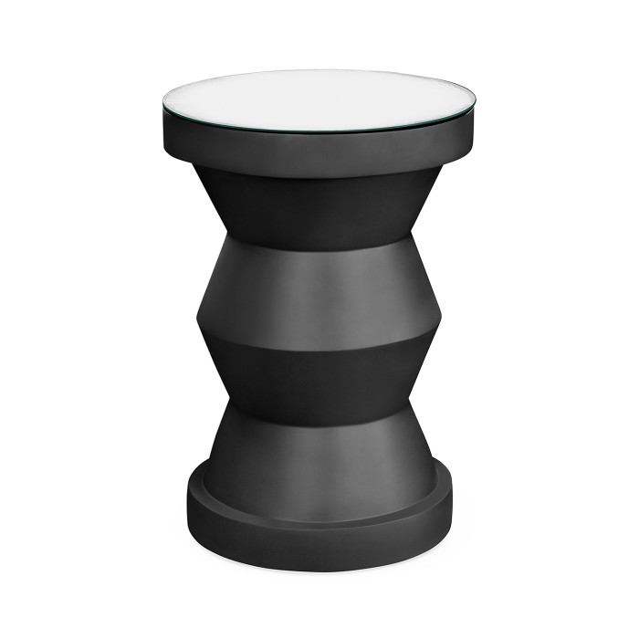Charoal round wine table