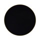 Gilded round wine table
