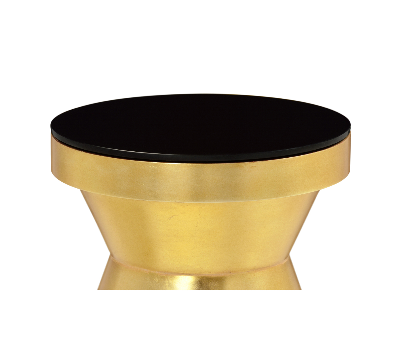 Gilded round wine table