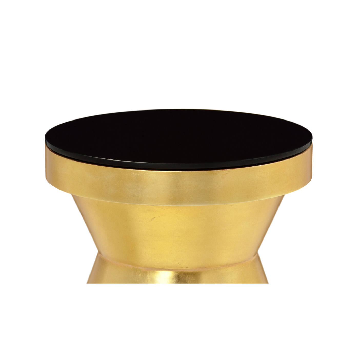Gilded round wine table