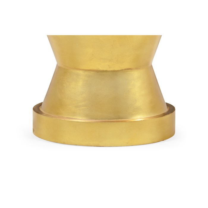 Gilded round wine table