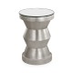 Silver-leaf gilded round wine table