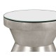 Silver-leaf gilded round wine table