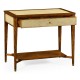 Ivory Shagreen Rectangular Sofa Table with Drawer