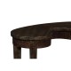 Kidney shaped end table