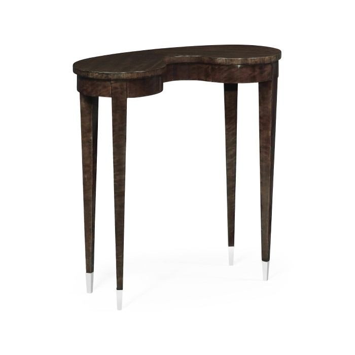 Kidney shaped end table