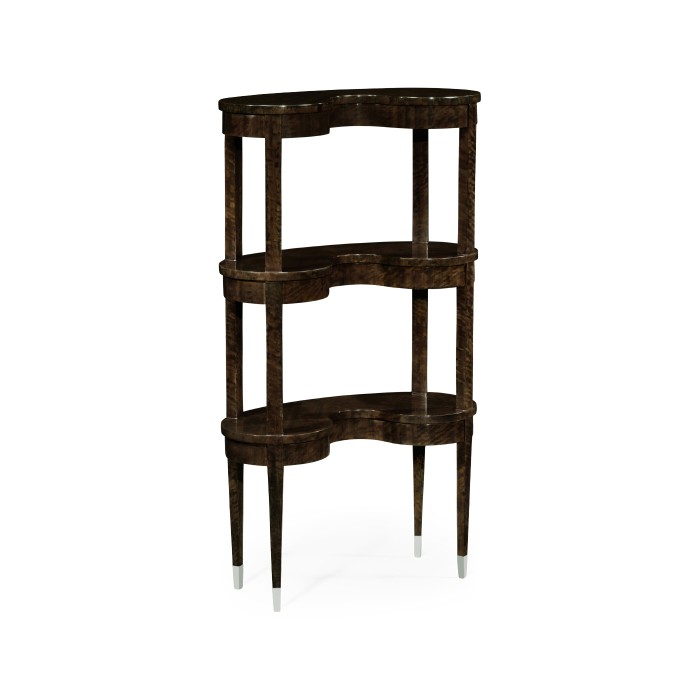 Kidney shaped 3 tier étagère