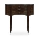 Black Eucalyptus Kidney Shaped Side Table