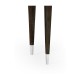 Black Eucalyptus Kidney Shaped Side Table