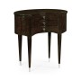 Black Eucalyptus Kidney Shaped Side Table
