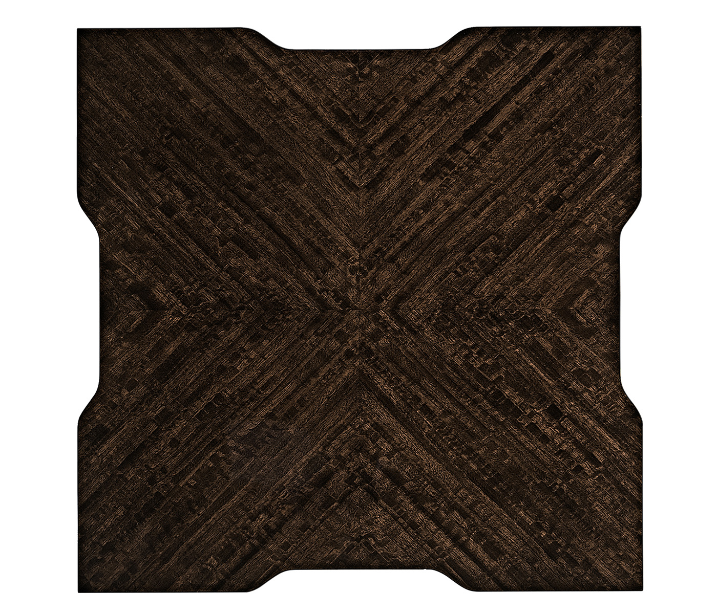 Black Eucalyptus Square Lamp Table