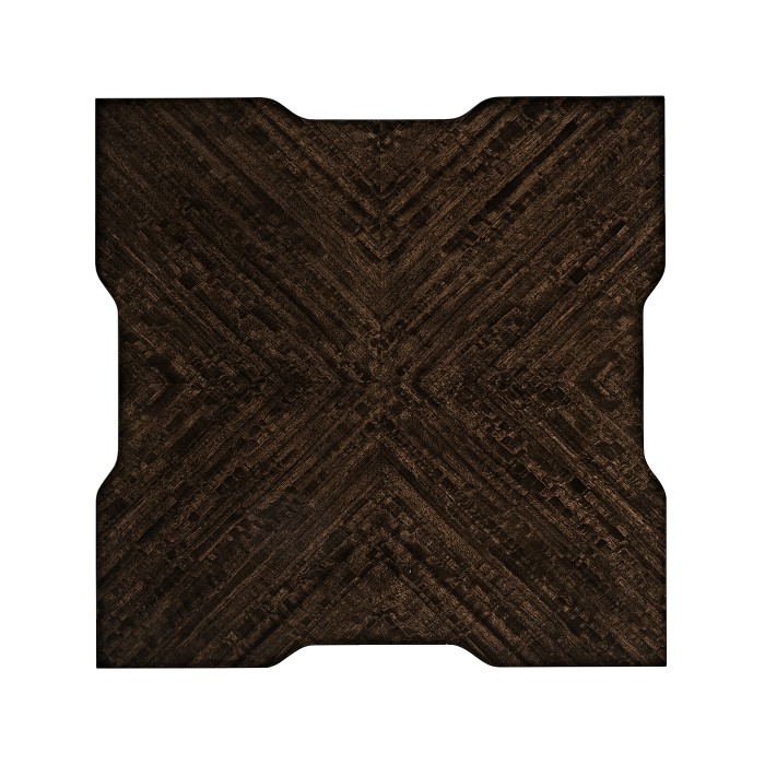 Black Eucalyptus Square Lamp Table