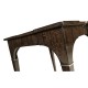 Black Eucalyptus Square Lamp Table