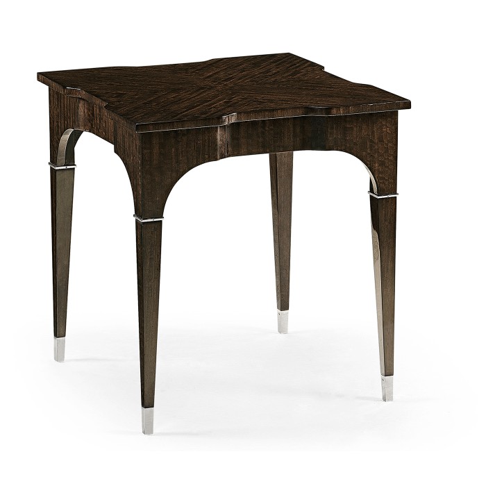 Black Eucalyptus Square Lamp Table