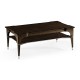Black Eucalyptus Rectangular Coffee Table