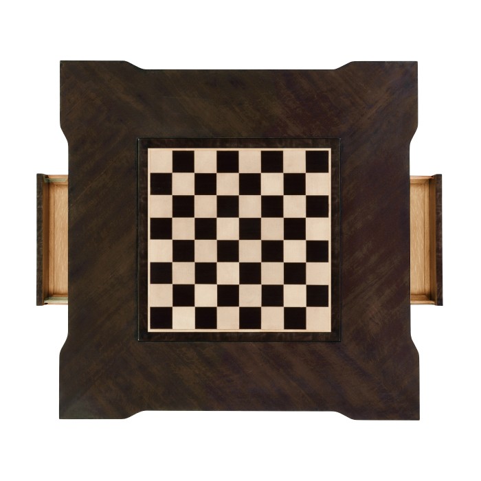 Black Eucalyptus Backgammon and Chess Table