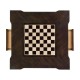 Black Eucalyptus Backgammon and Chess Table
