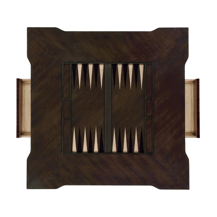 Black Eucalyptus Backgammon and Chess Table