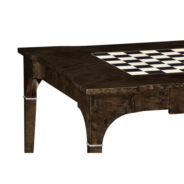 Black Eucalyptus Backgammon and Chess Table