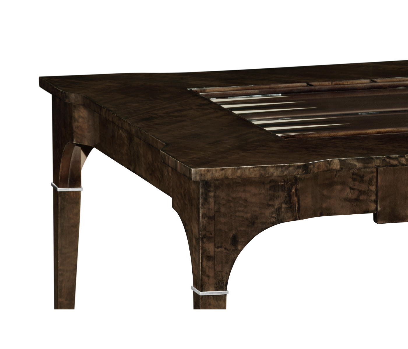 Black Eucalyptus Backgammon and Chess Table